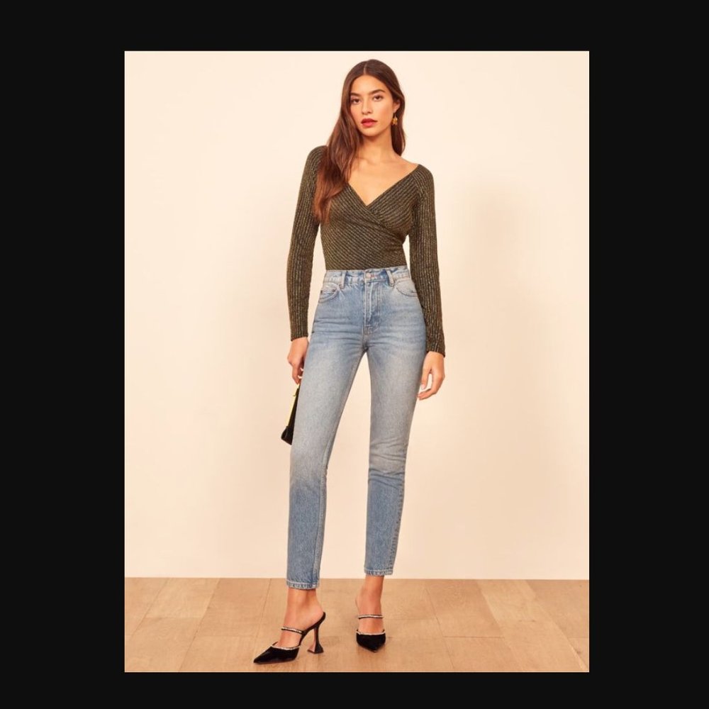 NWT Reformation Julia High Cigarette Jean